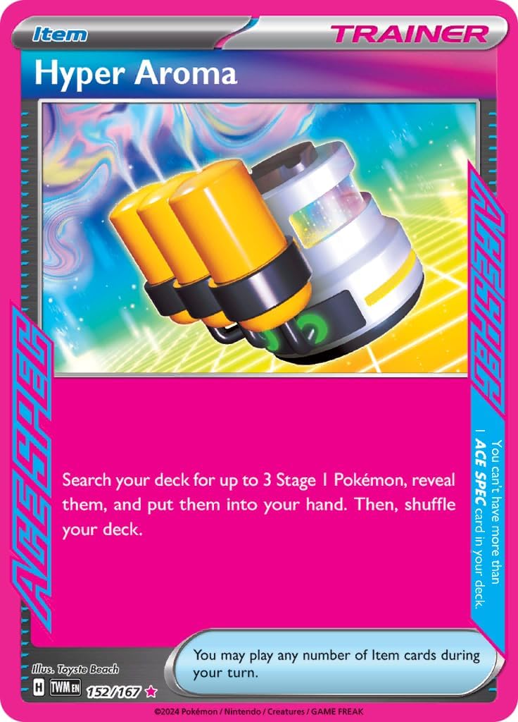Pokemon - Hyper Aroma 152 167 Twilight Masquerade Ace Spec Card