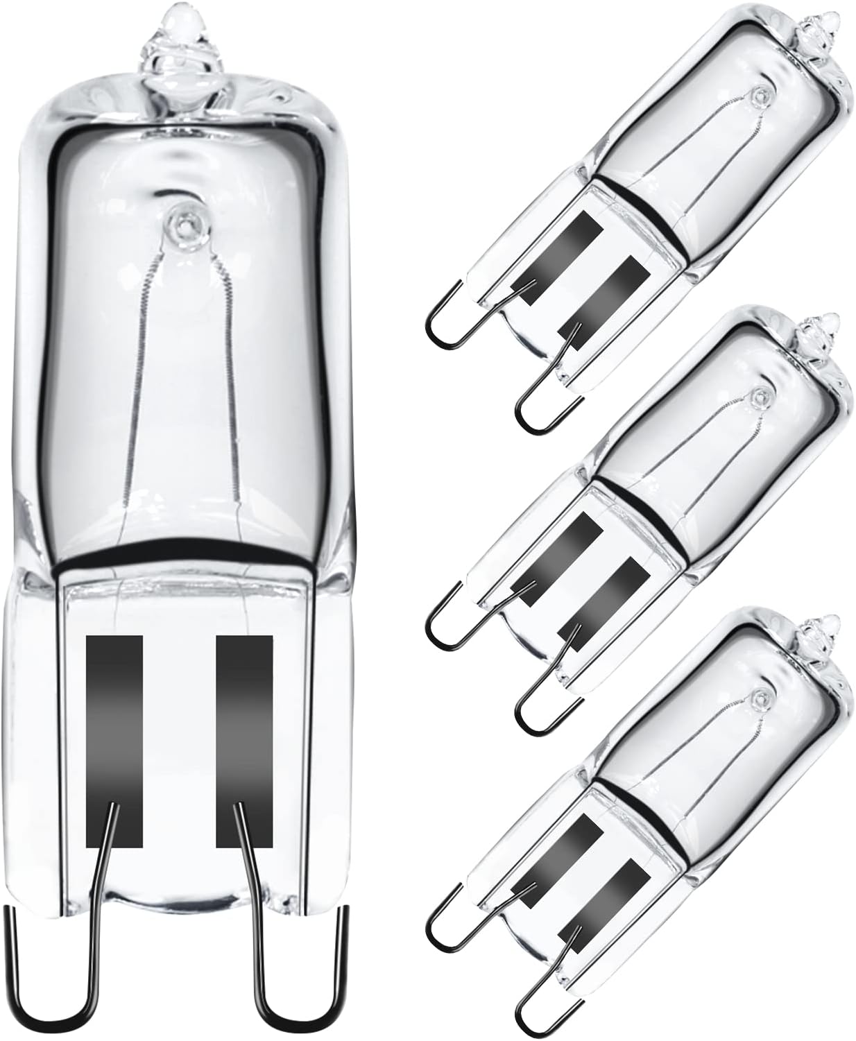 GMY G9 Halogen Oven Bulb 25W 230V 300℃ Heat Tolerant for Neff/AEG/Zanussi/Bosch/Oven Light Bulb 4 Pack