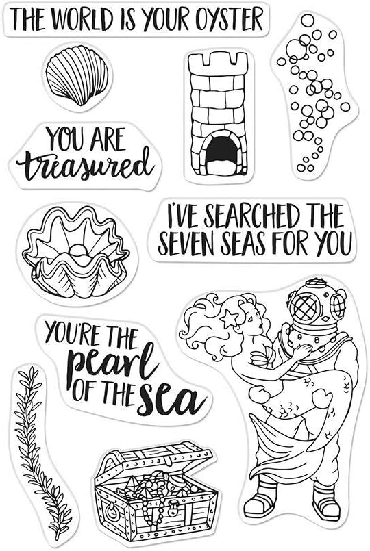 Hero Arts CM346 Clear Stamps, Under The Sea