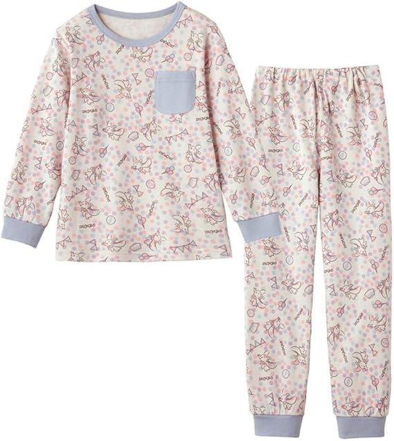 Amazon ベルメゾン ディズニー 子供 パジャマ キッズやわらか新疆綿の長袖パジャマ ダンボ 110 パジャマ 通販