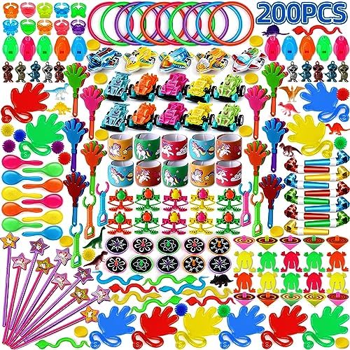 Amy&Benton 200PCS Little Toys for Kids School Prizes for Kids Toys Bulk Party Favors Gifts Treasure Box Toys