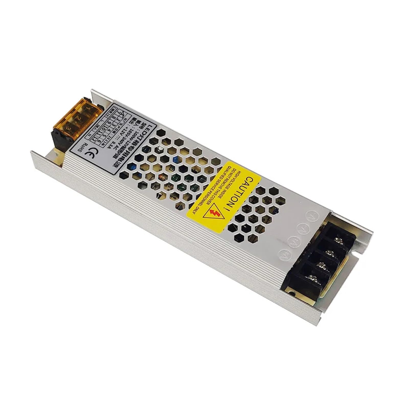 Ultra cienki zasilacz LED 12 V 24 V Transformatory oświetleniowe 60 W 100 W 150 W 200 W 300 W 400 W AC190-240 V Sterownik do taśm LED CCTV (24 V, 200 W)