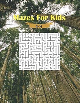 Paperback Mazes for kids 4-8: Fun First Maze Activity Book for Kids/ Workbook for Games (Maze Books for Kids) Great for Developing Problem Solving S Book