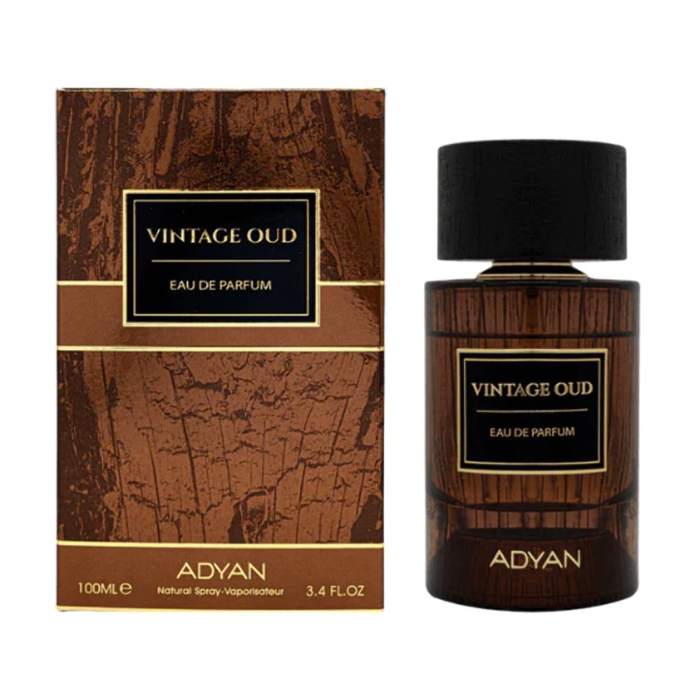 VINTAGE OUD PERFUME I Exquisite Oriental Fragrance Infused with Rich Oud, Birch, Cardamom, Patchouli, Vanilla, Saffron, and Amber I A Timeless Elixir