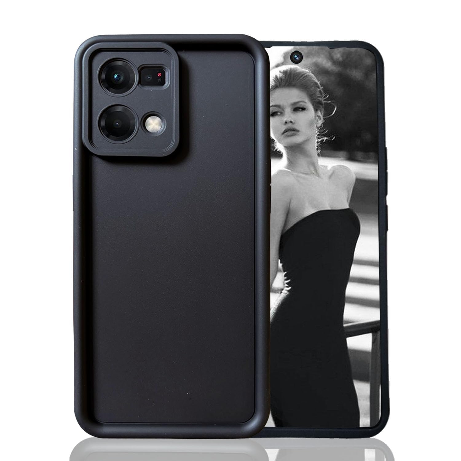 KC Back Cover for Oppo F21 Pro 4G, Shockproof Soft Bumper Silicone Case with Camera Protection (Black) (B0BRSRRKXQ) Amazon Price History, Amazon Price Tracker