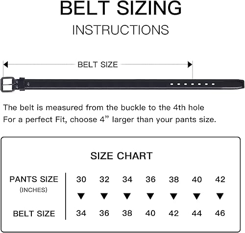 Miniatura 5 de POYOLEE Cinturón de pistola de cuero oculto  Cinturón de pistola de núcleo PE para CCW  Cinturón EDC resistente para hombres  1 12 pulgadas