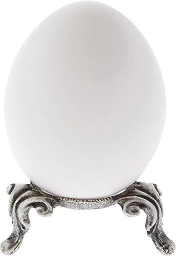 Miniatura 2 de Bard's Soporte para huevos de peltre, Princess Ann, 0.875 pulgadas de diámetro (se adapta a huevos del tamaño de gallina), paquete de 3