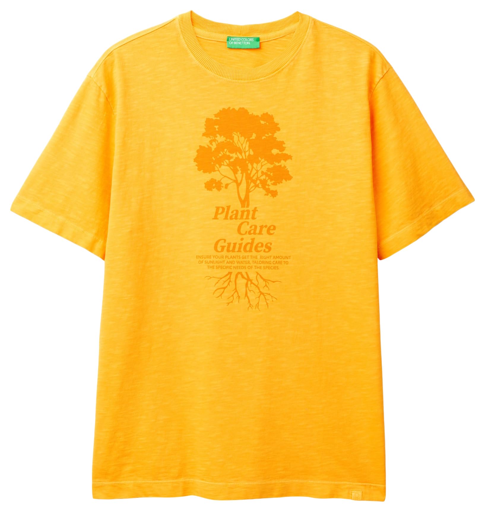 United Colors of Benetton Men's T-Shirt, Yellow, XS