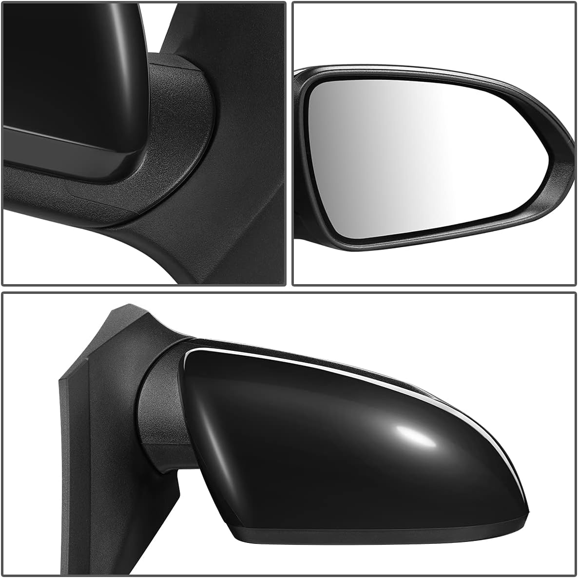 DNA Motoring OEM-MR-HY1321243 Powered Adjustment Right Passenger Side Door View Mirror Compatible with 2018-2022 Accent,Non-heated