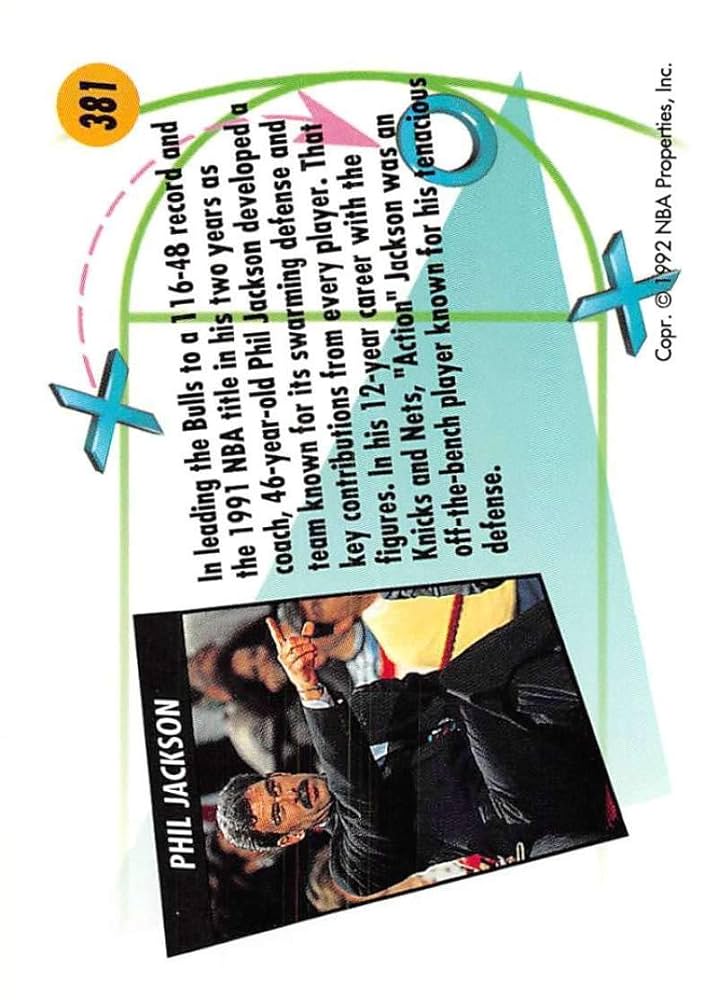 NBA90sシカゴブルズ　カード（16枚セット） Amazon.com: 1991-92 SkyBox Series 2 Basketball #381 Phil