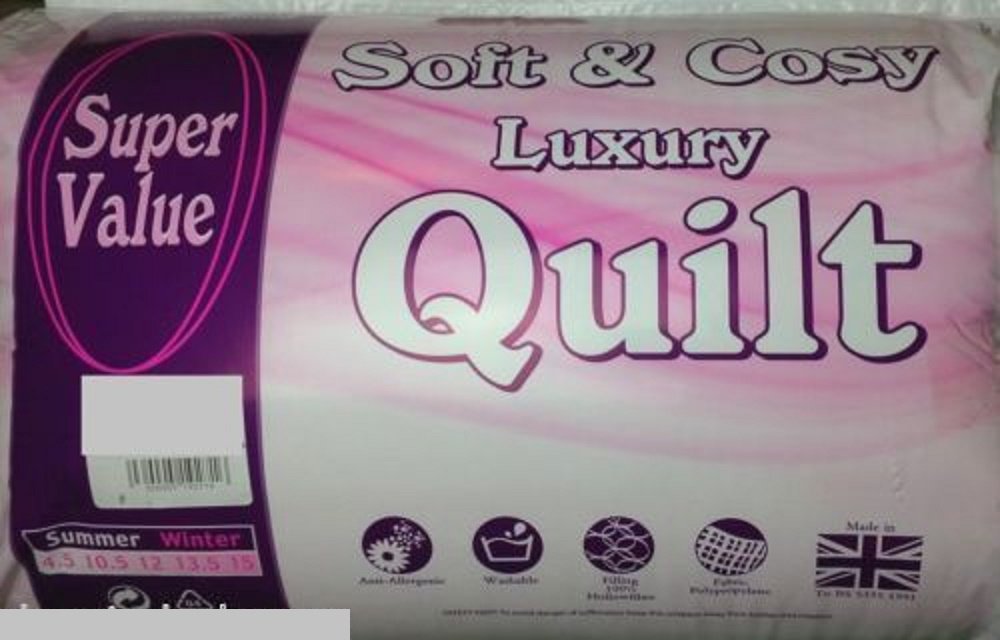 KING SIZE AUTUMN / SPRING 10.5 TOG COROVIN NON ALLERGY DUVET UK MADE BS5335 STANDARD