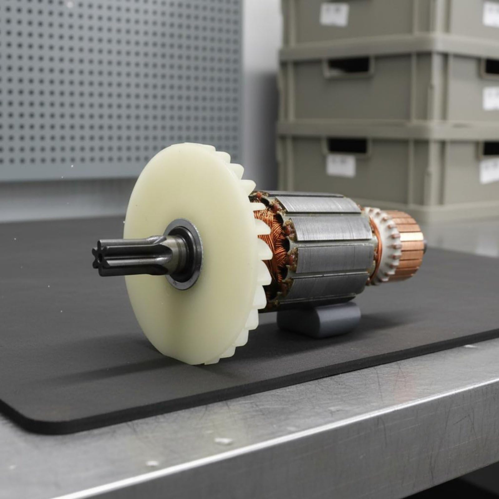Rotor Elettrico Motore Utensile Ricambio Rotore Motore Armatura Ingranaggio Integrato Materiali Rame Acciaio Plastica per Durata E Rotazione Stabile