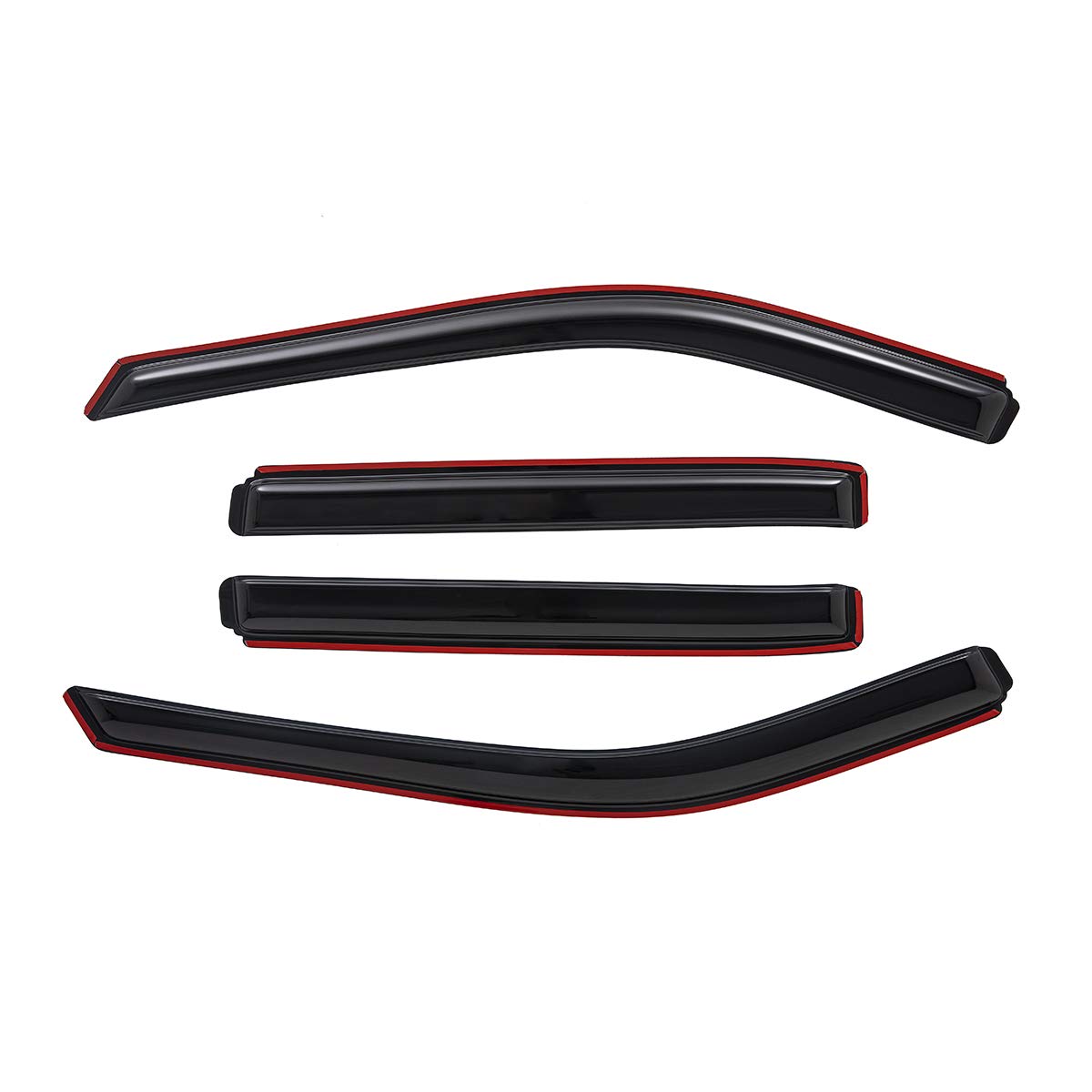 Rain Guard, Dark 4 PCS Set for 2011-2019 Ford Explorer
