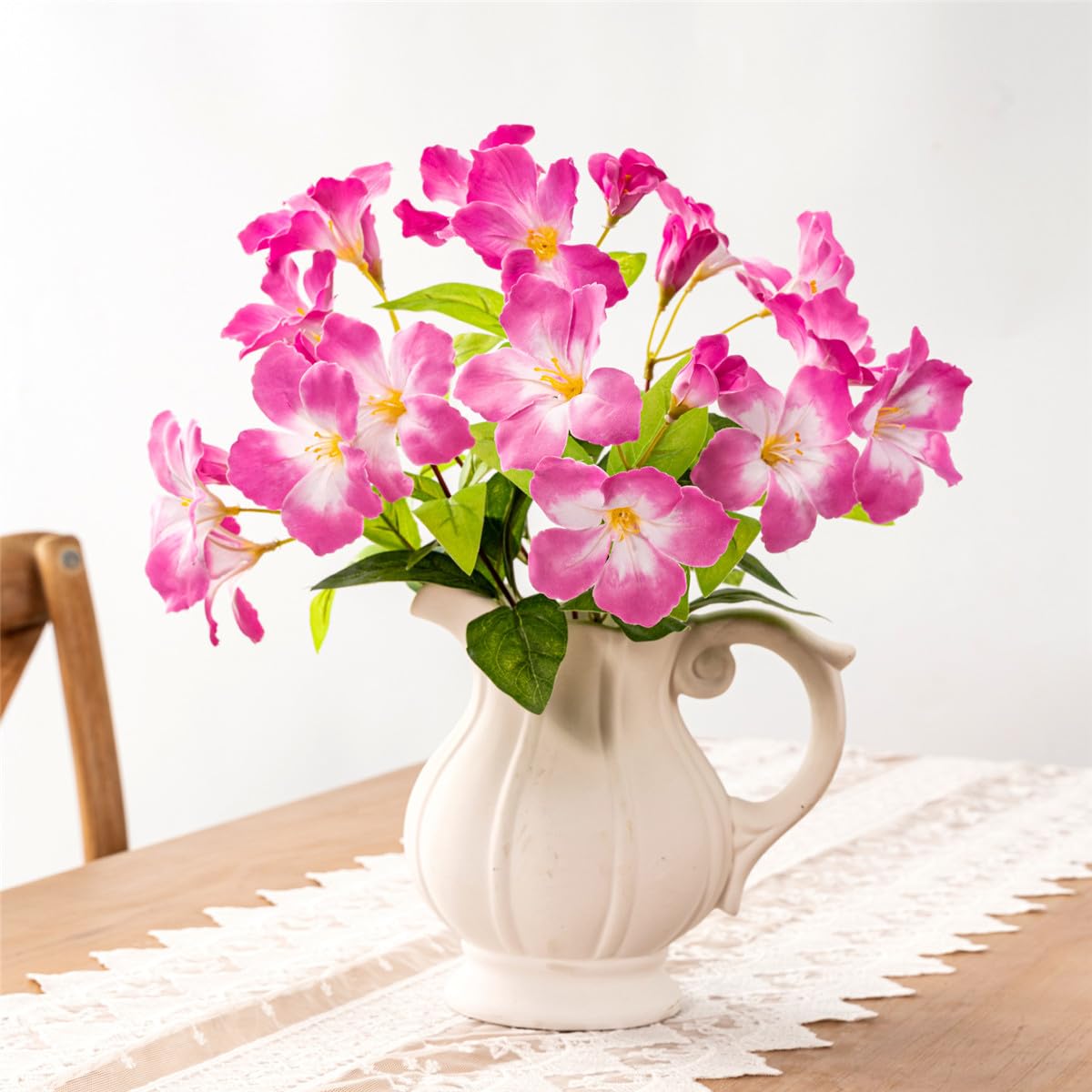 Amazon｜人工ツツジの花 アウトドア用 人工ツツジの茂み シルク