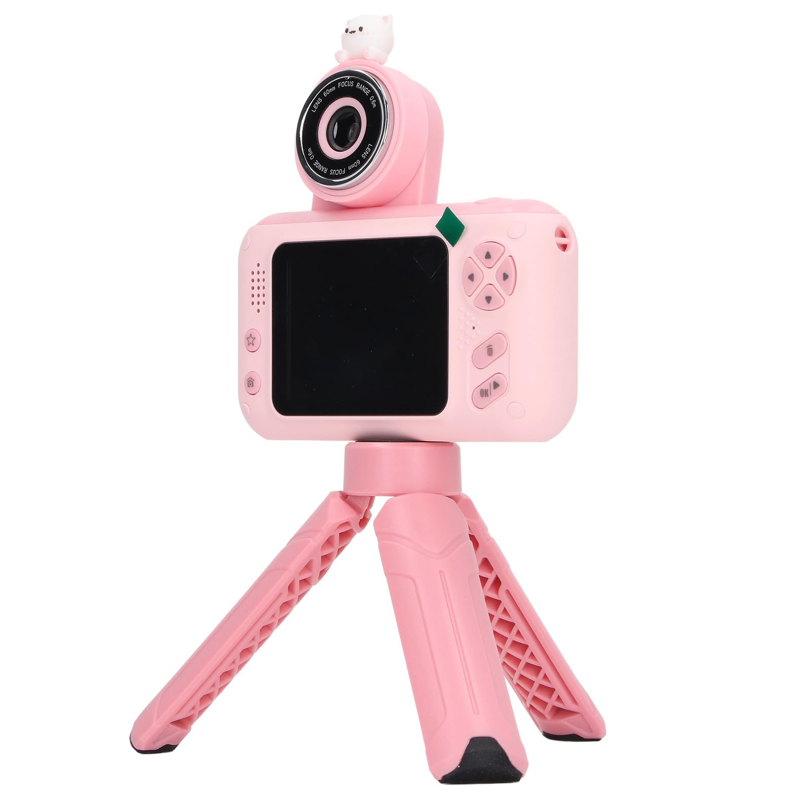 Odtwarzanie aparatu selfie dla dzieci aparat cyfrowy dla dzieci z możliwością ładowania Przenośny składany obiektyw 180 ° dla dzieci w wieku 3-10 lat (32G)