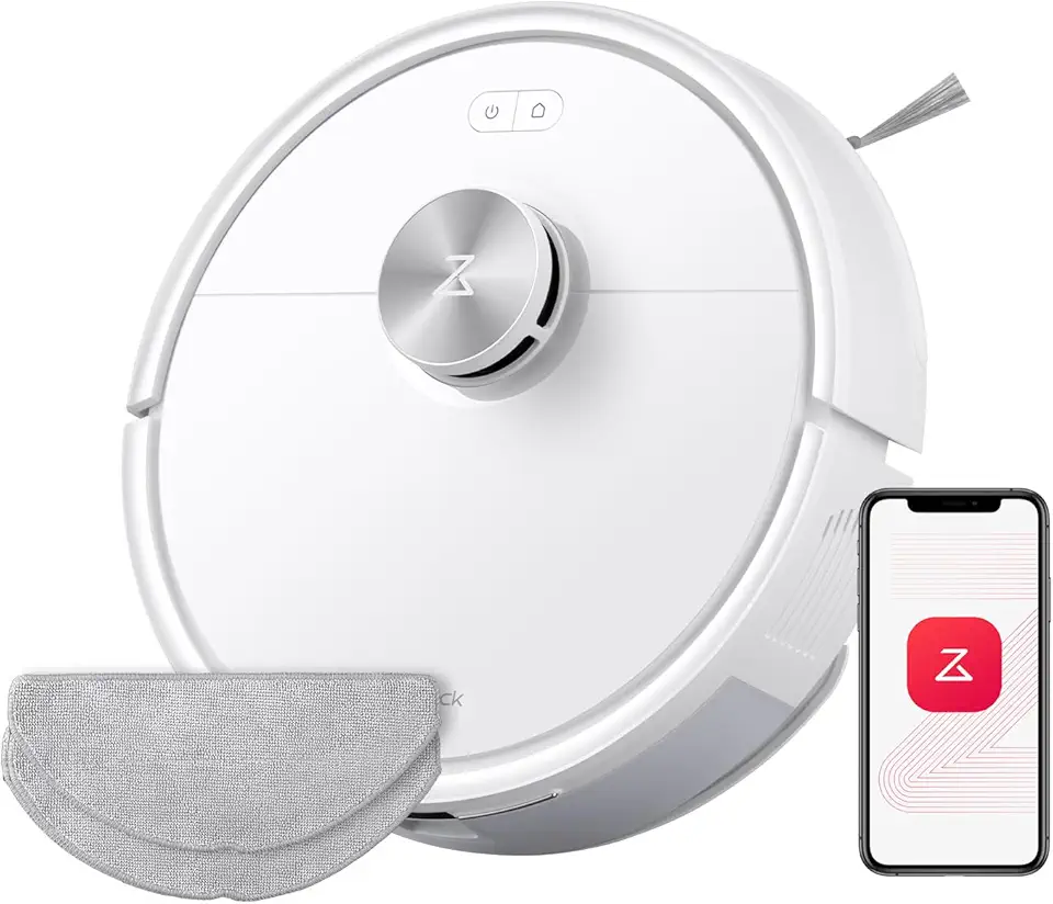 roborock Q7 M5 Set Aspirateur Robot Laveur 10 000 Pa, Double Conception Anti-Enchevêtremen