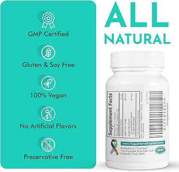 Digestive Health Support - Soothing Digestive Aid with Vagus Nerve SupportTM for Optimal pH and Enhanced Digestion Comfort