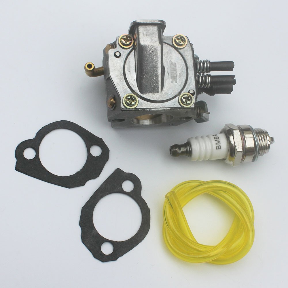 KIPA Carburador para motosierra de gas Stihl MS340 MS350 MS360 034 036 Motor Reemplaza Zama C3A-S31A C3A-S31E Stihl 1125-120-0613 1125-120-0614 1125-120-0615 1125 - 120-0651 Tillotson 40-HE-20A H20036