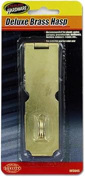 Deluxe Brass Hasp