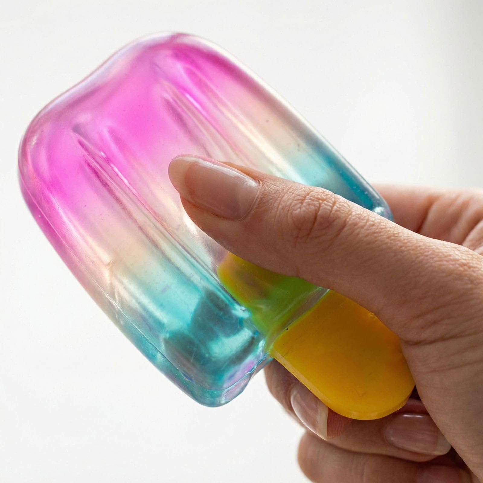 Ice Cream Squeeze Squishy,Summer Sensory Stress Relief,Easter Basket Stuffers Party Favors for Anxiety Relief Everyone,Birthday Gift (B) — view 3