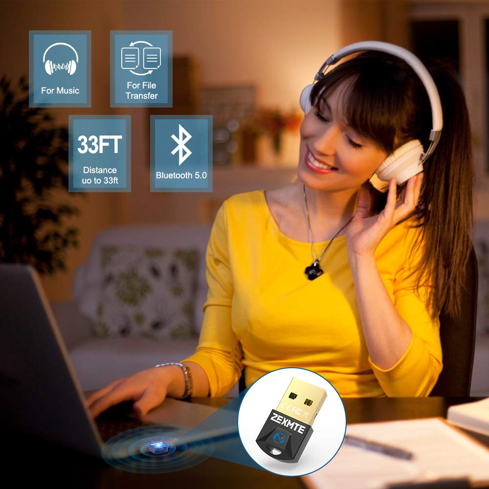 Buy Bluetooth Adapter for PC,USB Bluetooth Dongle Wireless Transfer for