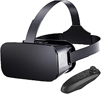 LamTrancail VR Headset with Controller for iPhone 16/15/14/13/12 & Samsung Android 4.5-6.7" - Adjustable PD Lens, Anti-Blue Light, Kids Adults