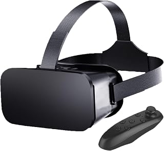 LamTrancail VR Headset with Controller for iPhone 16/15/14/13/12 & Samsung Android 4.5-6.7" - Adjustable PD Lens, Anti-Blue Light, Kids Adults
