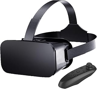 VR Headset for Phone with Controller, Anti-Blue Lens PD &...