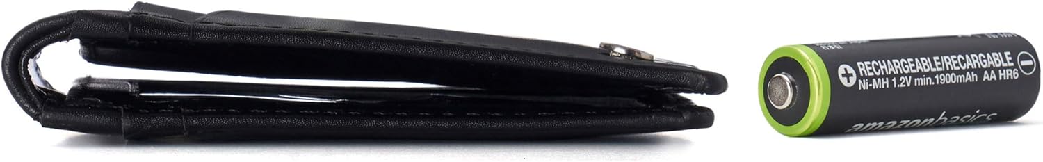 Alpine Swiss Delaney Slim Bifold Wallet | Front Pocket Wallet | 8 Card Slots ID Window | Outside Card Slot| RFID Protected Premium Leather | Gift Box - Image 5