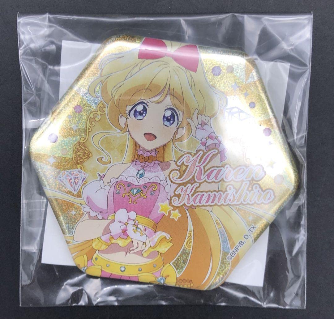 新品未開封】 アイカツ オフィシャルショップ 大地のの 缶バッジ