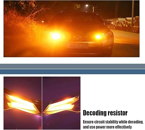 Miniatura 7 de CANBUS - 4 luces de freno T15 para automóvil, 4014-45SMD 6500K 360 grados de alto brillo, señal de giro de luz de marcha atrás, decodificada sin