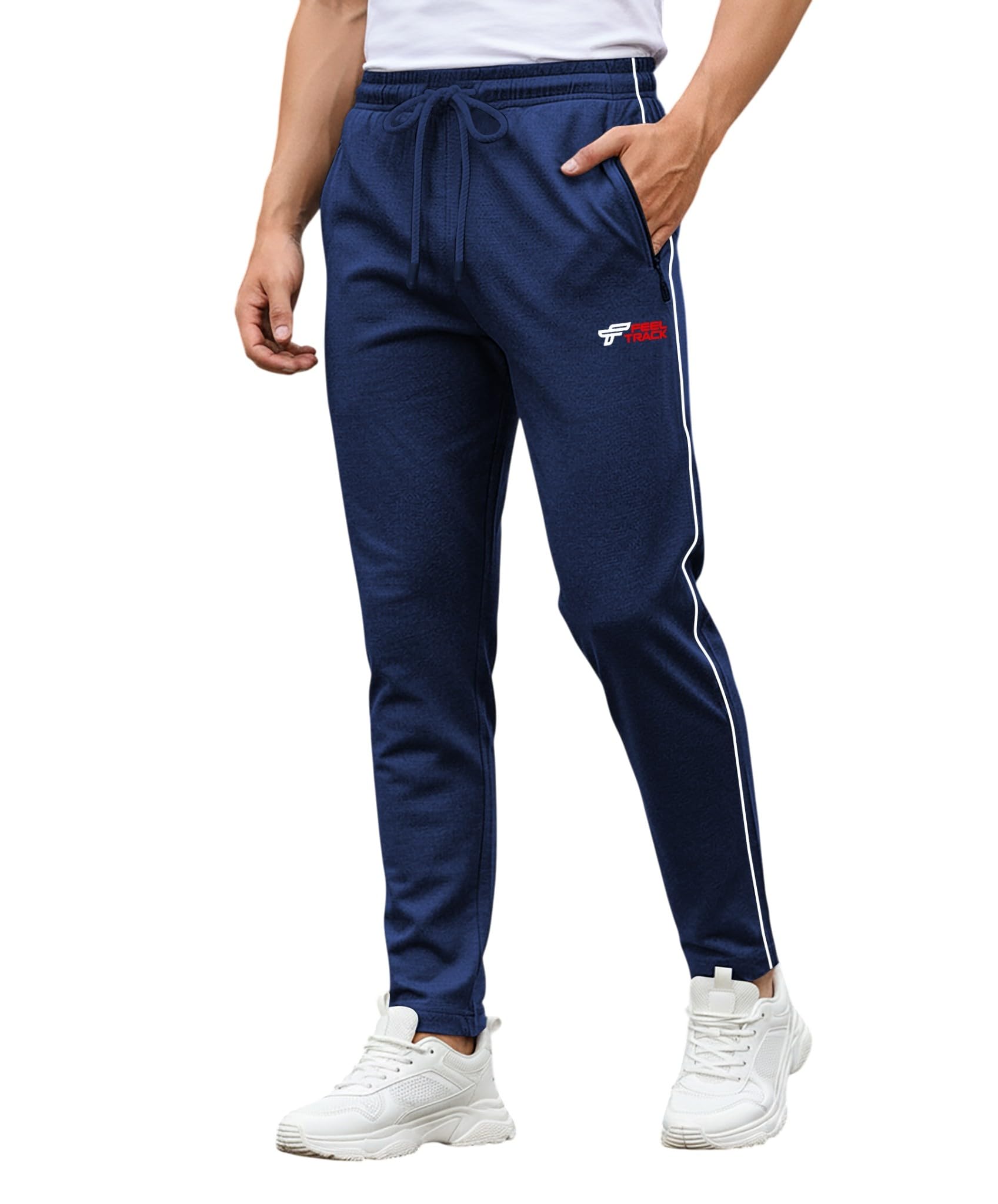 feel track Men's Regular Fit Track Pants-picture-40
