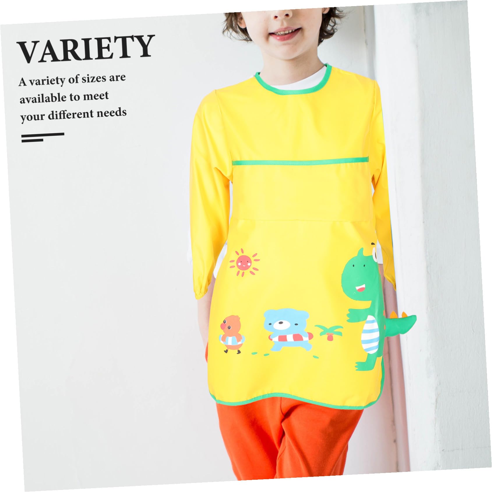 HEMOTON 3 Pz grembiule per bambini grembiule da pittura impermeabile grembiuli per bambini grembiule scuola grembiuli scuola camice da pittura che dipingono camice anti-sporco