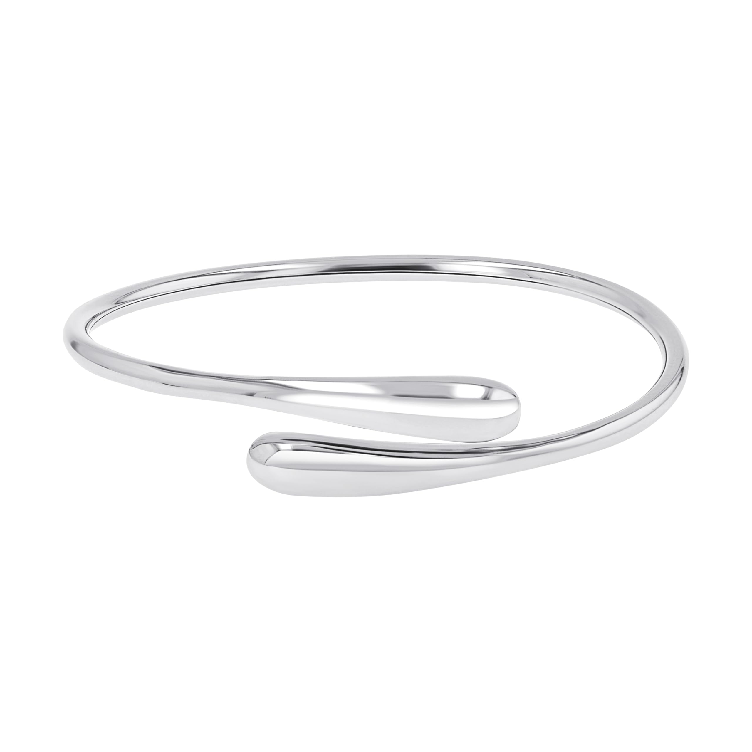 Tom Tailor Armreif für Damen, Edelstahl, 60 mm, silber, Geschenkidee, Armschmuck, Damenschmuck, 2100544