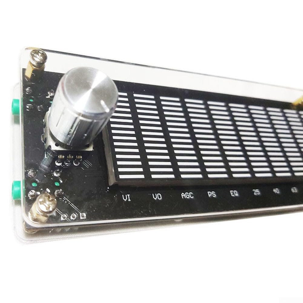 Display a LED con livello audio, indicatore di spettro musicale equalizzatore per DSP, analizzatore di spettro audio musicale, misuratore VU Display a LED con USB (con per DSP)
