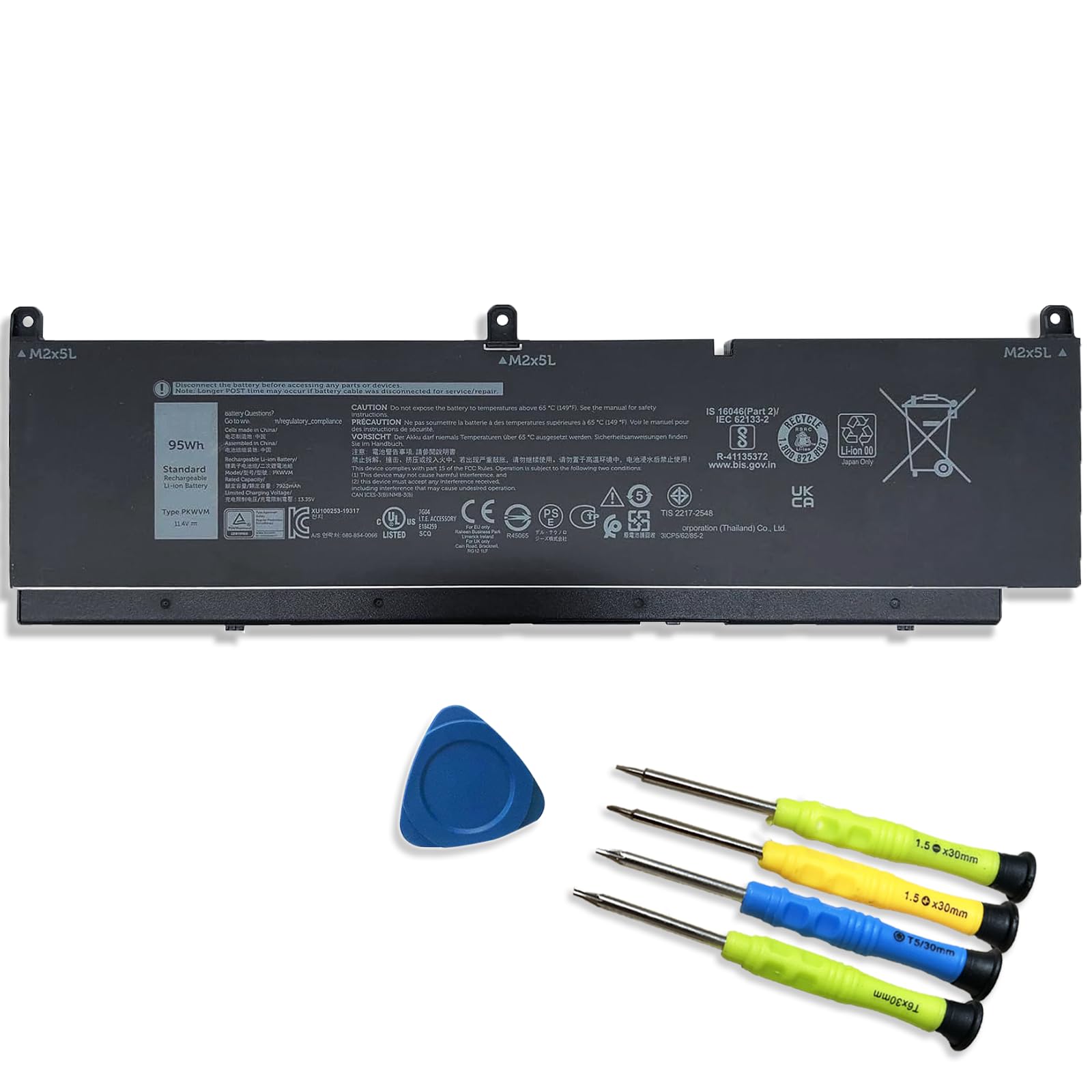 Amazon.com: PKWVM Laptop Battery Replacement for Dell Precision