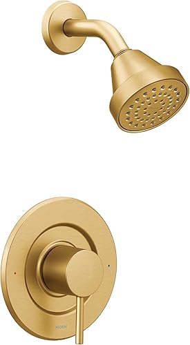 Miniatura 7 de Moen Align Chrome Posi-Temp Kit de moldura de ducha moderno de equilibrio de presión, requiere válvula, T2192