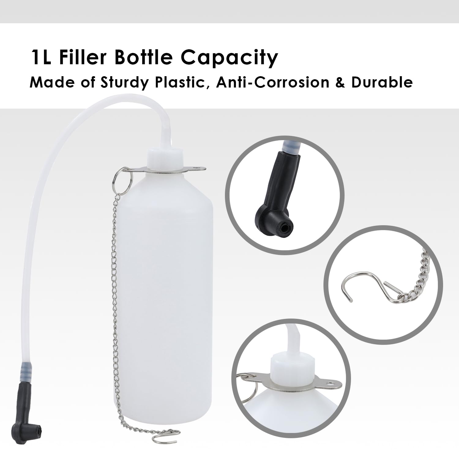 KATSU Spurgo Freni da 3L Kit di Spurgo per Liquido del Freno, Compatibile con Veicoli Europei e Sistemi ABS 450829