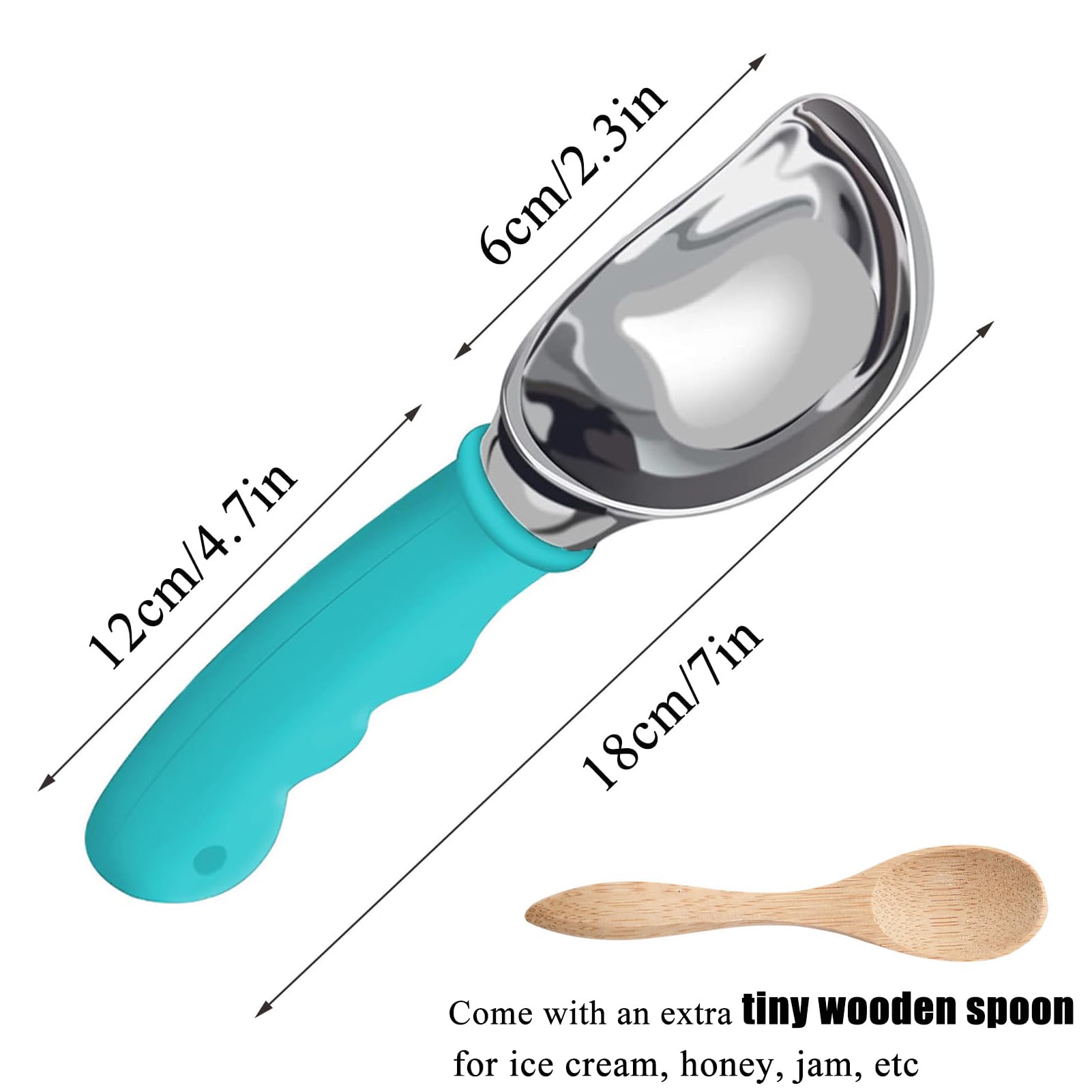 Cucchiaio Per Gelato In Acciaio Inox - Dosatore, image size:1601x1601