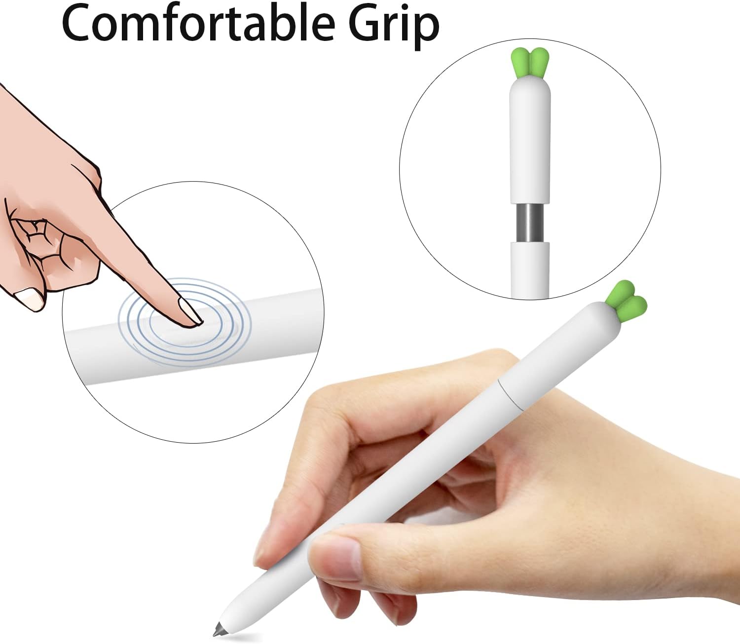 LOVE MEI Silicone Sleeve Case for Galaxy Tab S6 Lite S Pen Holder Protective Skin Cover case Non-Slip Smooth Grip Accessories Compatible with Galaxy Tab S6 Lite (Black) : Electronics