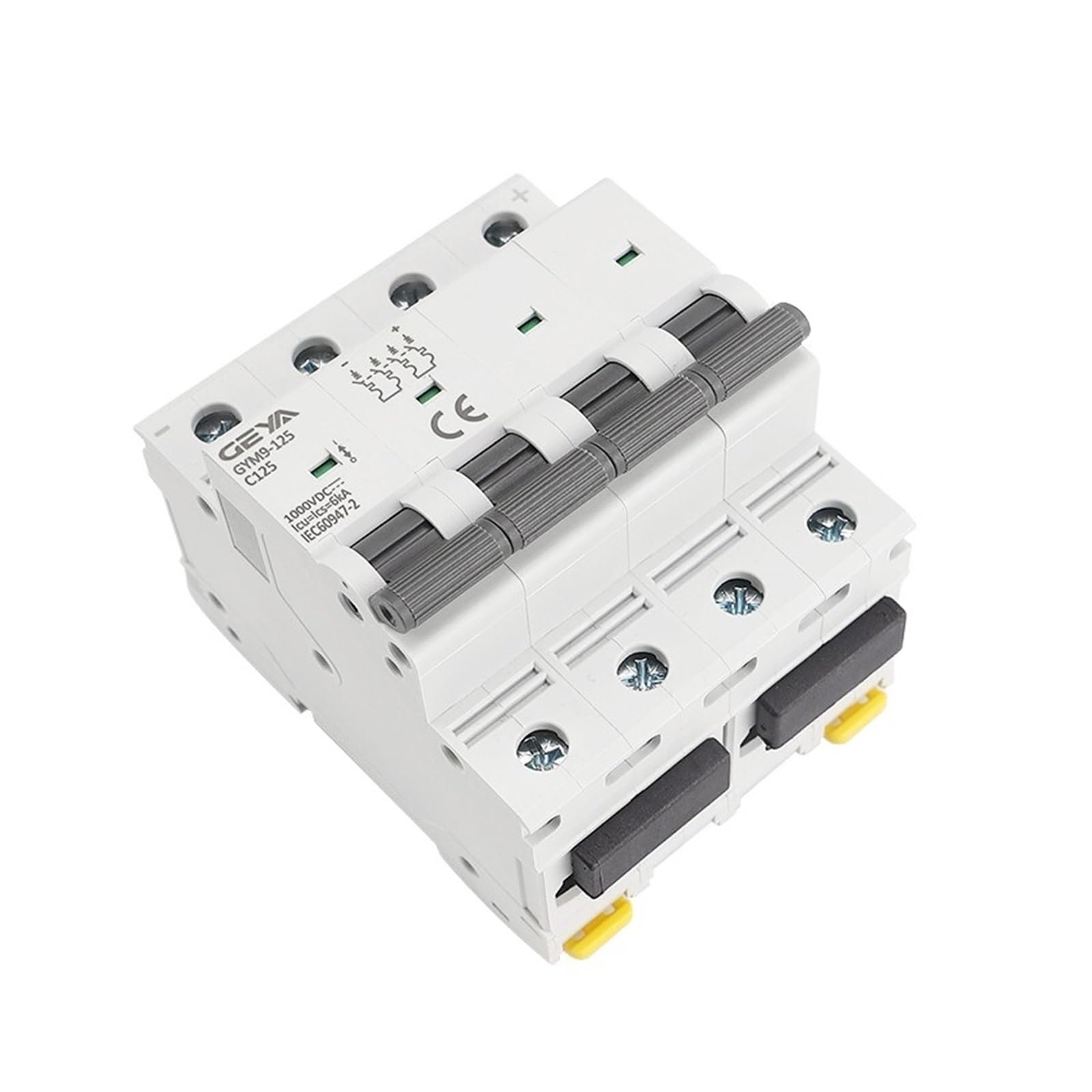 Disjoncteur solaire 1000VDC 4 pôles protection 6KA