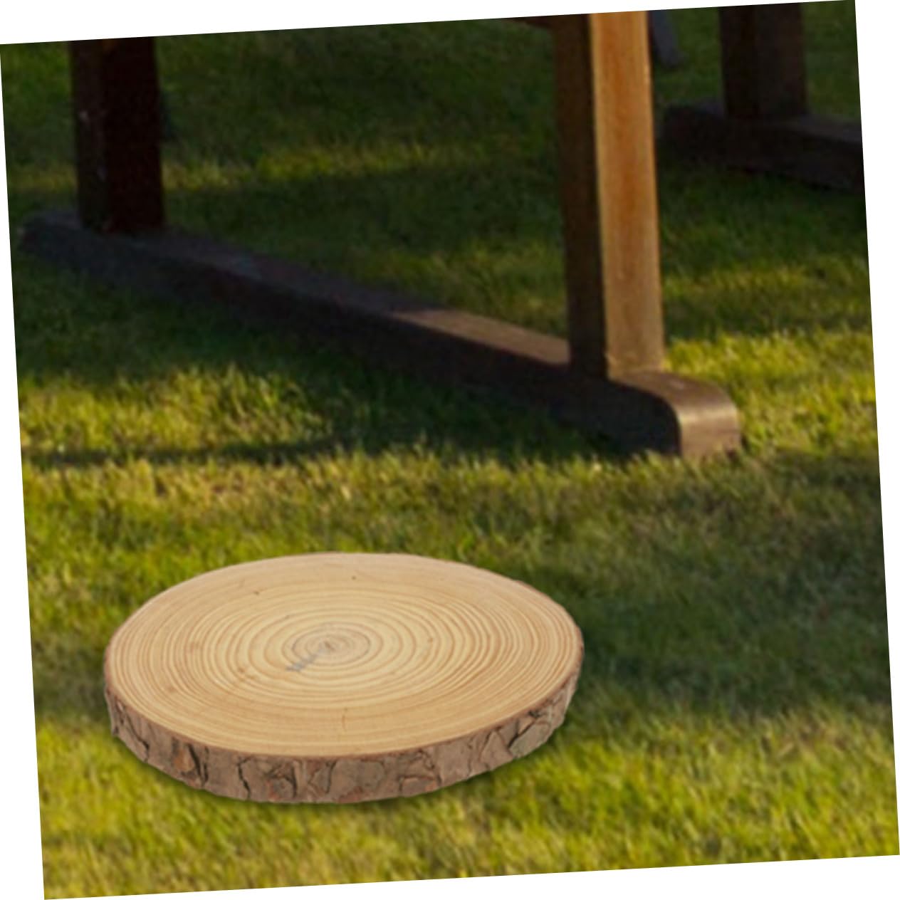 Piedras para Escalones de Jardín de Madera Adoquín de Jardín en Forma de Tronco para Pasarela Exterior y Decoración