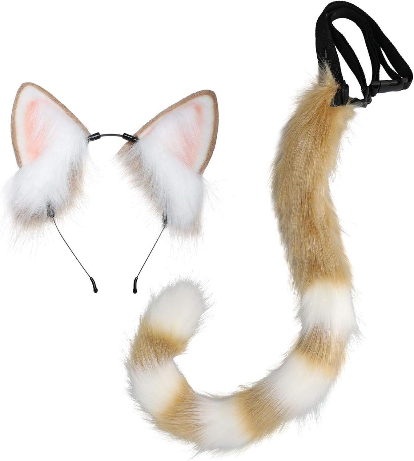 Cat Ears Tail Costume Cat Ear Headband Fox Ear Tail Cat Cosplay Props