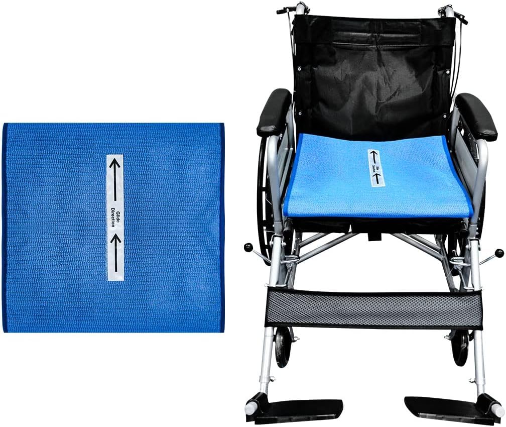 Cojín de asiento tubular antideslizante de una dirección, prevención de caídas, almohadilla de deslizamiento unidireccional para ancianos en silla de ruedas, tamaño 17 x 17 pulgadas