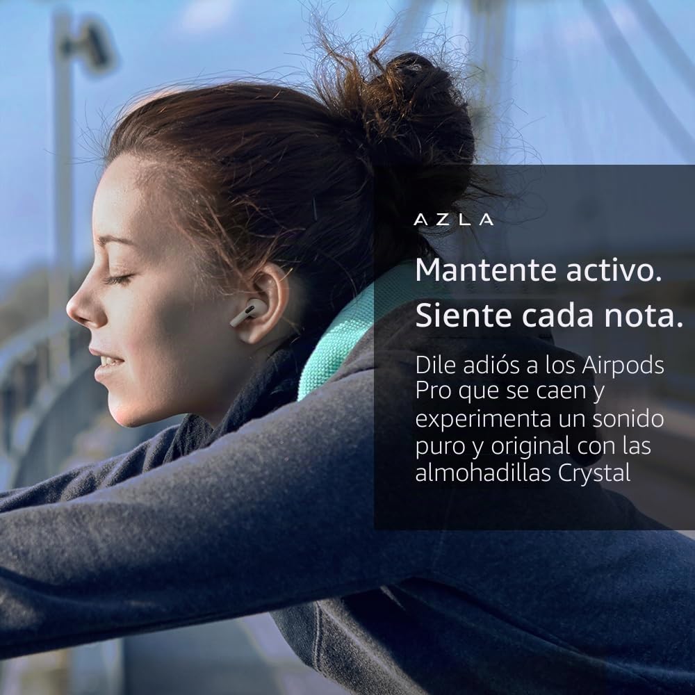 AZLA SednaEarfit Crystal - Juego de 3 Pares para AirPods Pro