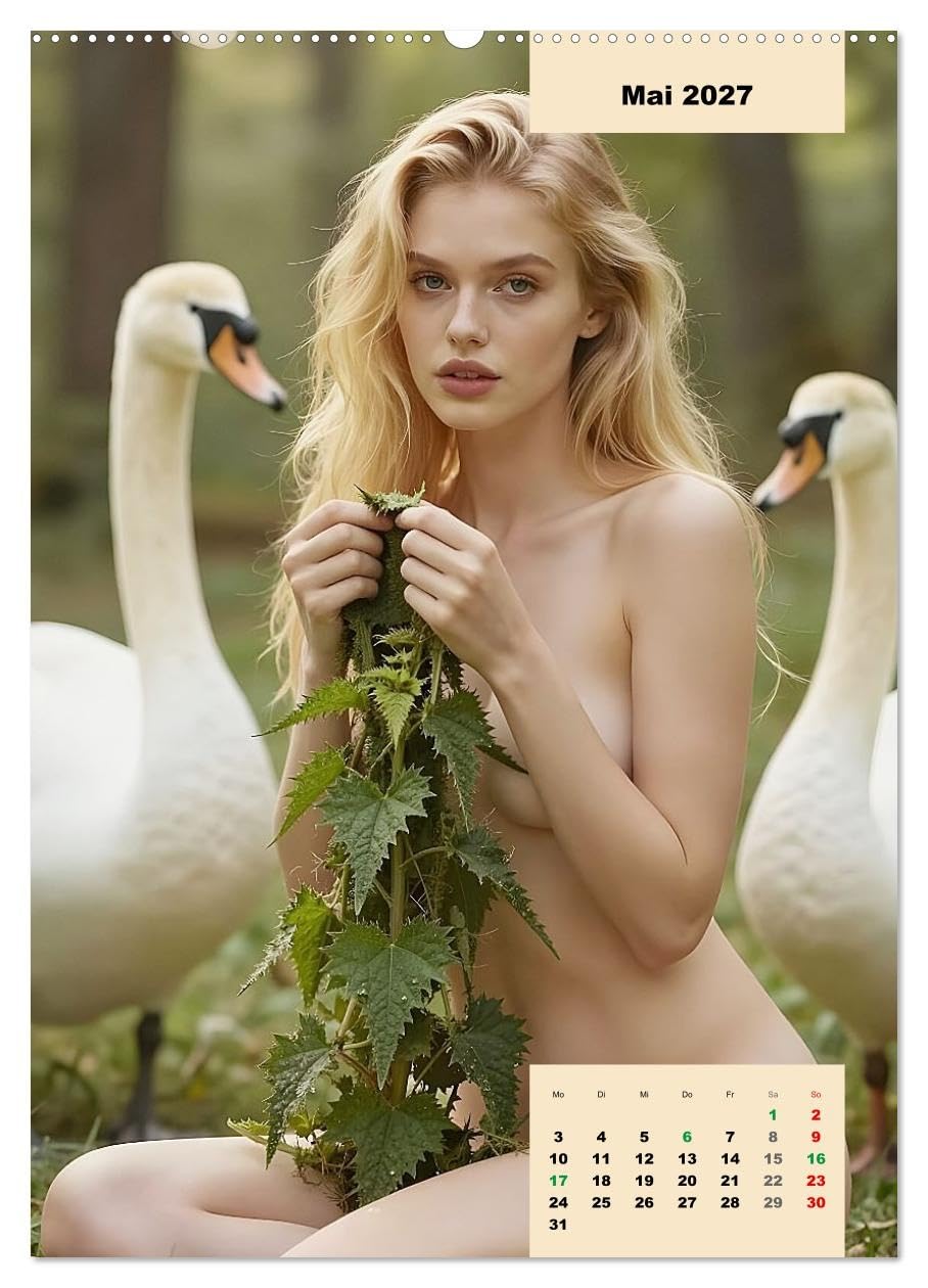 Märchen Engel (hochwertiger Premium Wandkalender 2027 DIN A2 hoch), Kunstdruck in Hochglanz: Wenn Märchenfiguren ihre Hüllen fallen lassen (CALVENDO Erotik)
