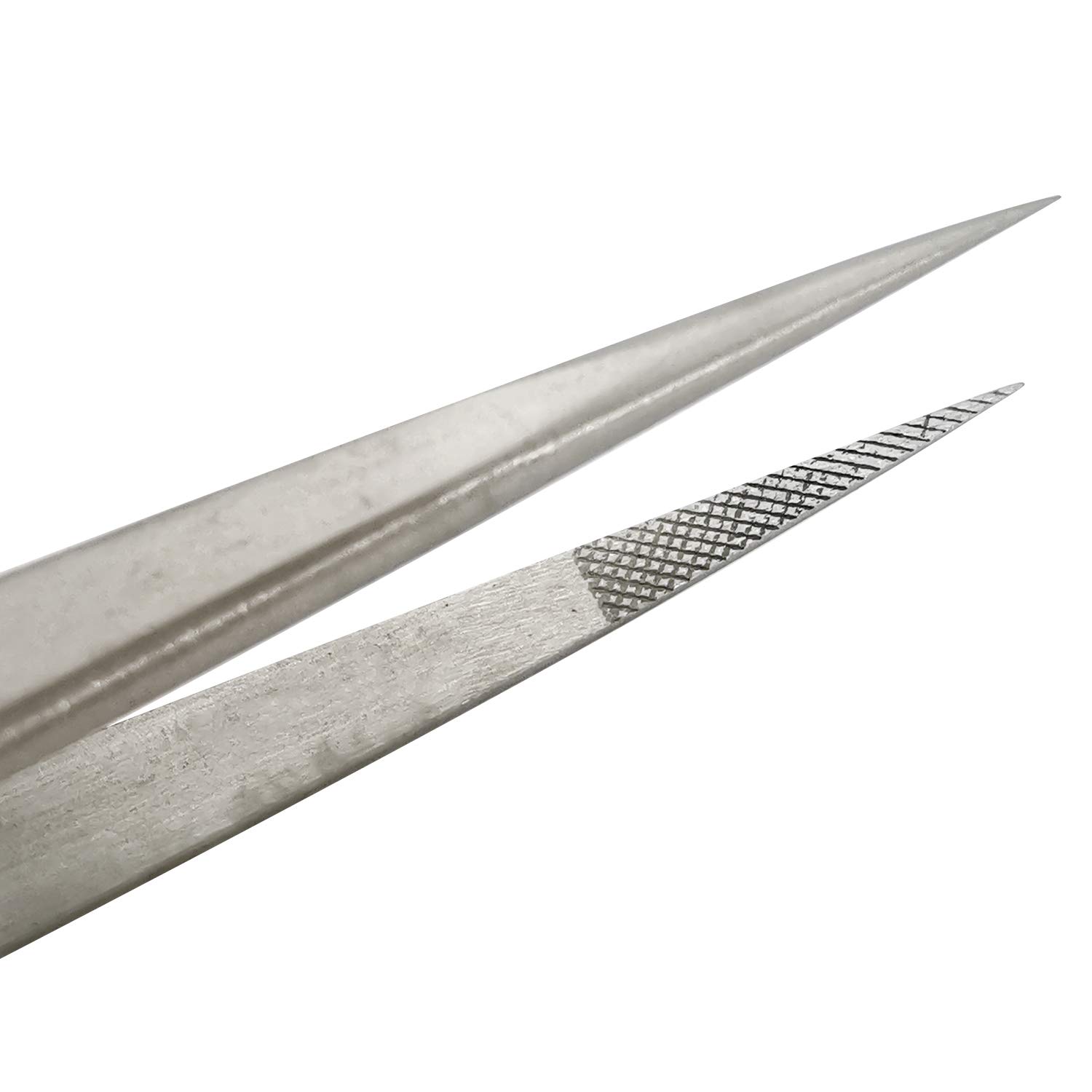 Pinzette a punta fine in acciaio inossidabile Strumento per la creazione di gioielli, pinzette diamantate per pietre preziose, artigianato fai-da-te