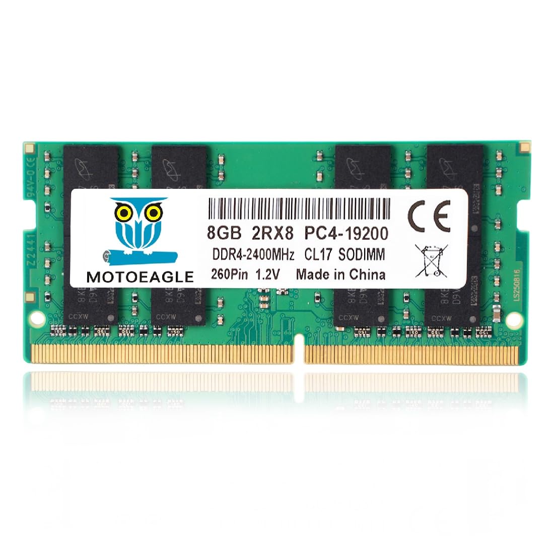 SP DDR4 8GB SO-DIMM メモリ 2400MHz Crucial 8GB, 260-pin SODIMM, DDR4 PC4-19200, at Amazon.com