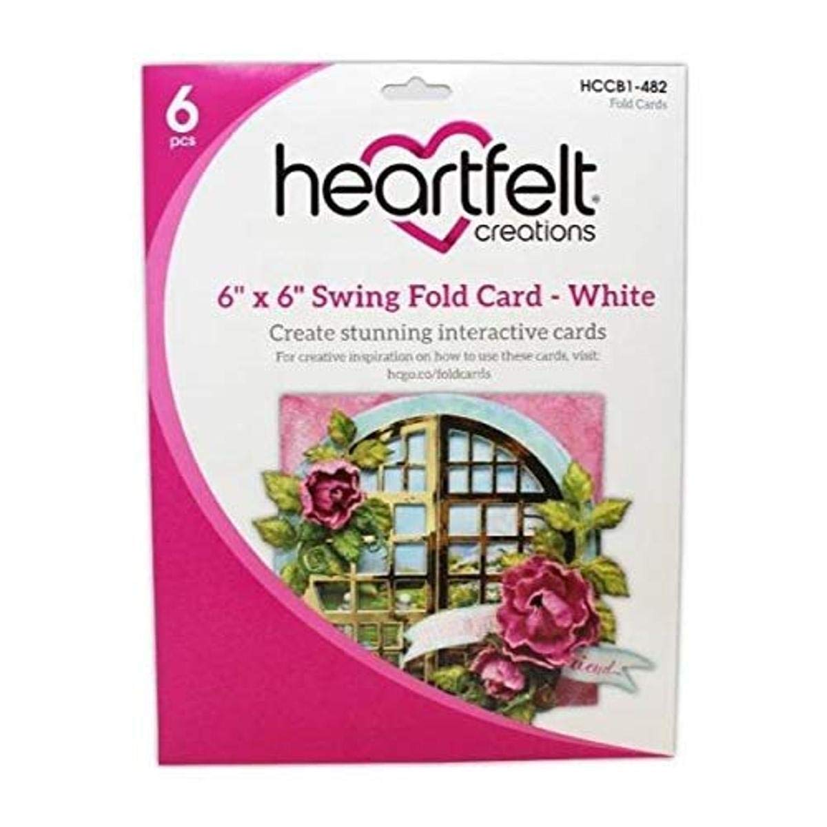 Carte Swing Blanc Heartfelt Creations : transmettez vos émotions en relief