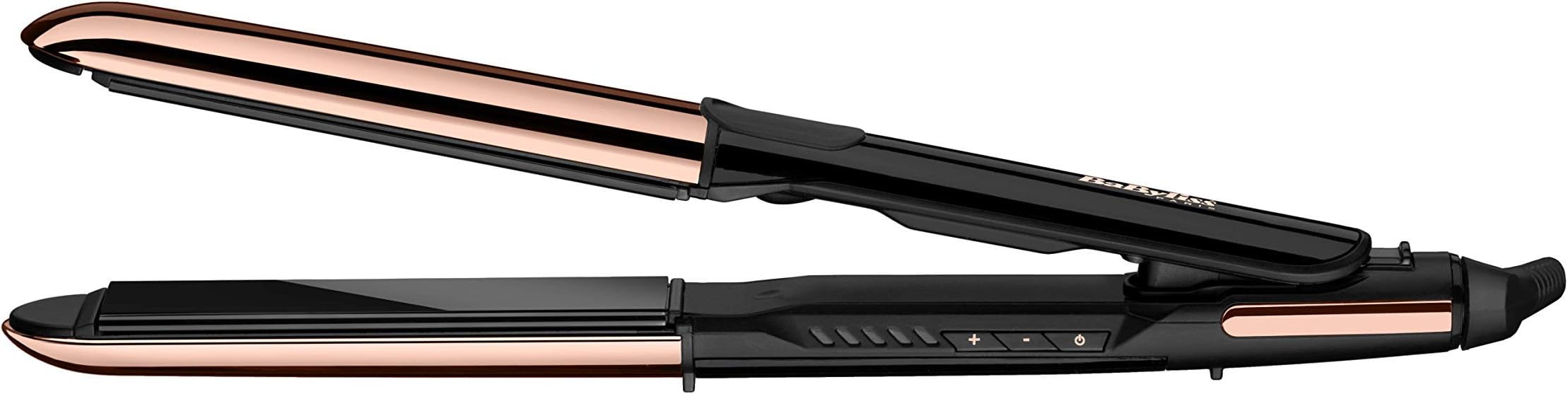 Straightener, 28mm Titanium Plates For Efficient Styling, 5 Temperature Settings For Versatility With Fast Heat-up Time, Lightweight And Ergonomic Design With Shiny Results, ST482SDE (Gold)